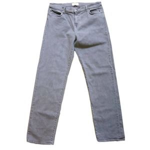 Baldwin Brennan Modern Straight Jeans 34 x 34.75 Gray